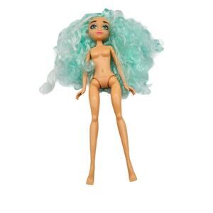 Hairmazing Fashion Doll-Nude-Long Wavy Teal Hair-Fantasy Fashion-Articulated
